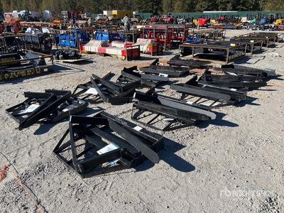 Quantity of (10) 2025 Mower King SA 48 in Skid Steer Forks (Unused)