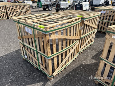 Quantity of (96) 8 1/8 in 45-degree Angle Short Turn Bend Rohr (Unused)
