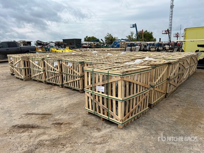Quantity of (5740) 4 in x 3 in x 13 in Extended Floor Flange Rohr (Unused)