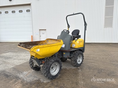 2018 Wacker 1001 1 t 4x4 Hi-Tip Motobasculeur dumper