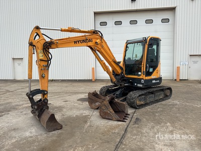 2017 Hyundai R60CR-9A Mini-Pelle Mini escavatore