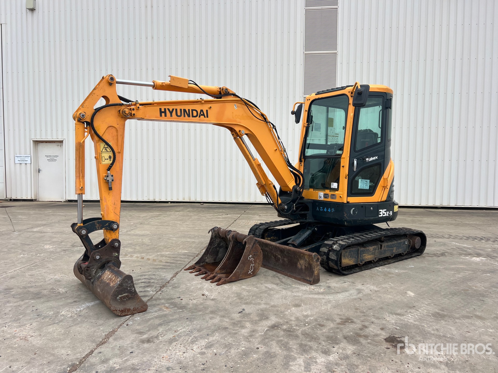 2018 Hyundai R35Z9 Mini-Pelle Mini escavatore