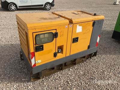2014 Atlas Copco QAS14 13.7 kVA Skid-Mounted Generator Set (Inoperable)