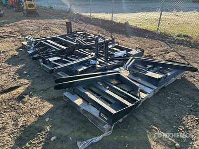 Quantity of (8) Mower King 48 in Skid Steer Forks (Unused)