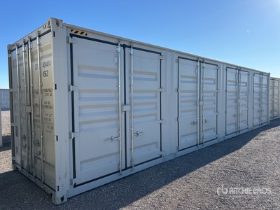 2025 40 ft High Cube Multi-Door Storage Container