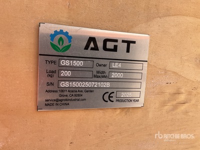 2025 AGT DGS1500-H Hydraulic Wood Chipper (Unused)