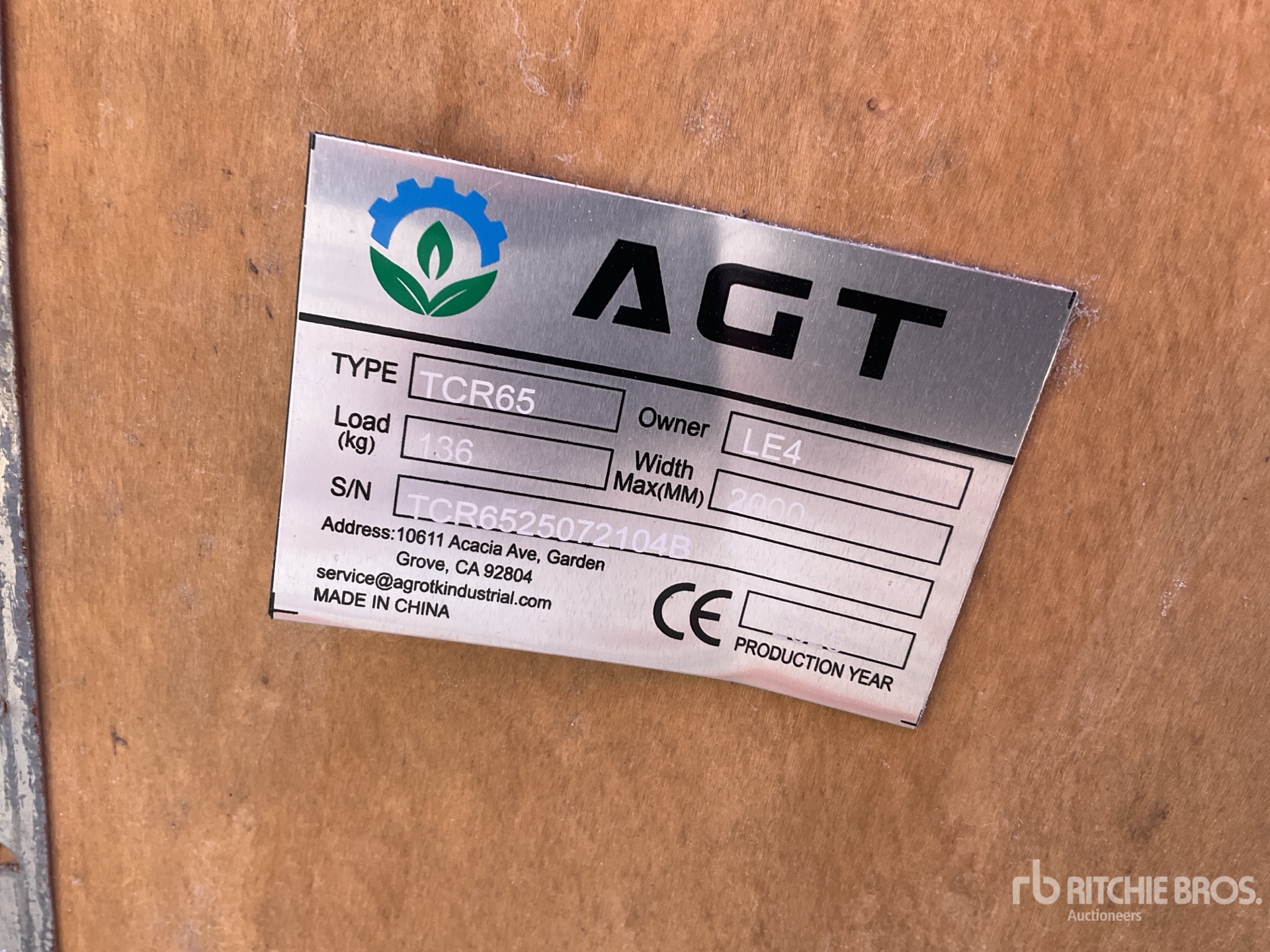 2025 AGT TCR650 Walk-Behind Trencher (Unused)