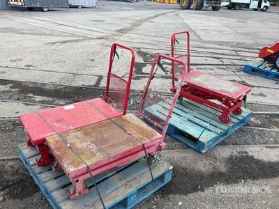 Quantity of (3) Clarke  HTL300 Lift Trolleys Varios. Industrial