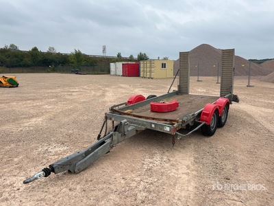 Hubiere TPG352R 1750 kg T/A Remorque Przyczepa do sprzętu