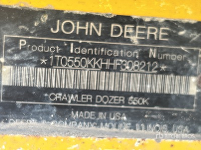 2017 John Deere 550KLGP Crawler Dozer