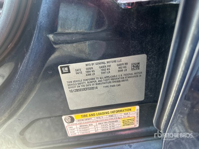 2012 Chevrolet Malibu Personenkraftwagen
