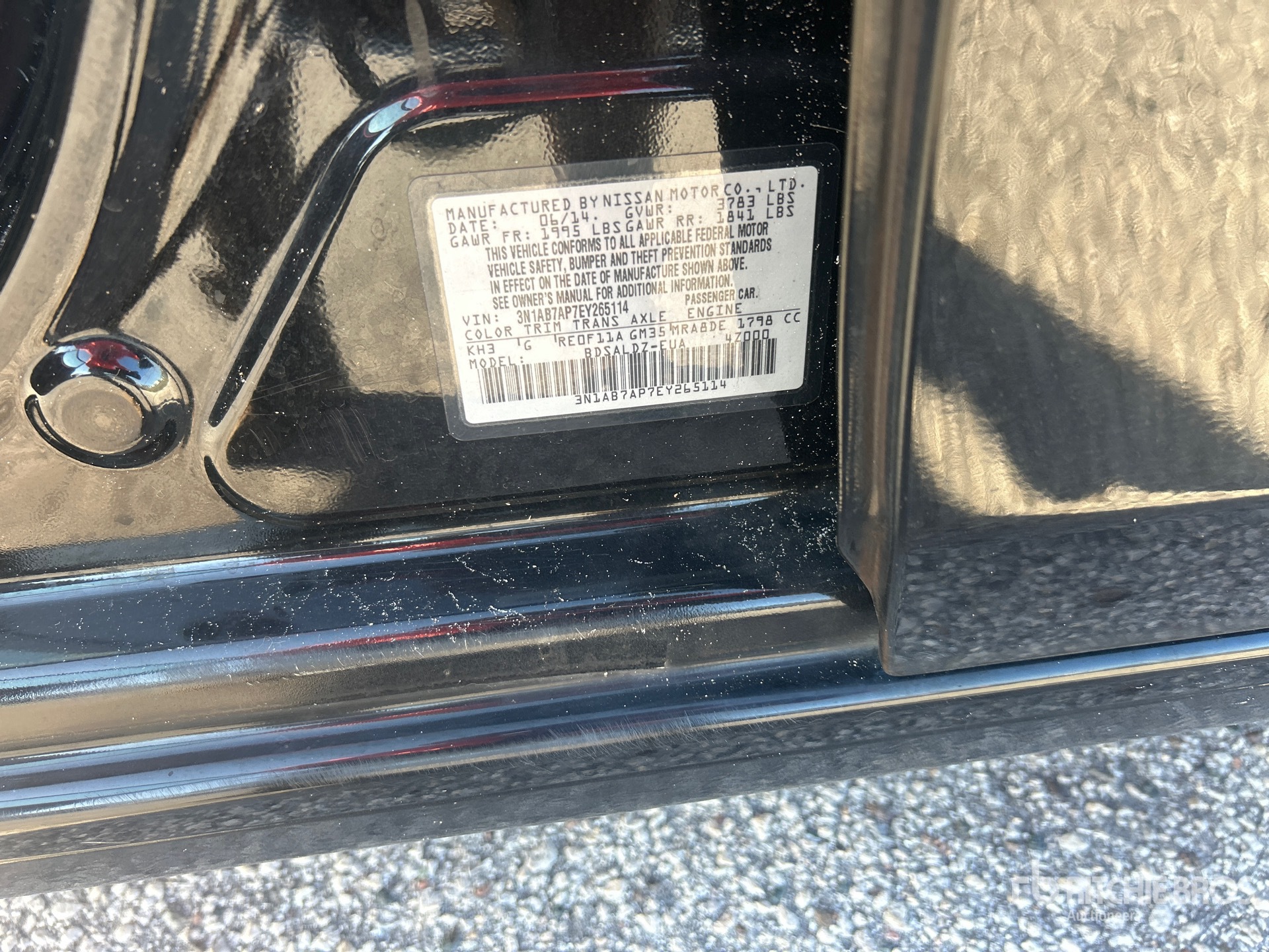 2014 Nissan Sentra Personenkraftwagen