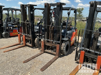 2022 (unverified) Toyota 50-8FGU25 4500 lb Pneumatic Tire Forklift (Inoperable)