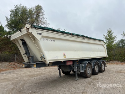 2011 Benalu C34 C3S01 Tri/A Tri/A Semi Remorque Benne 3 Essieux End Dump Trailer