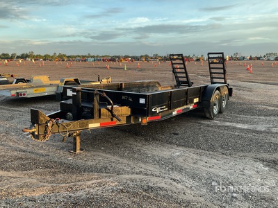 2020 B&B 18 ft T/A Equipment Trailer