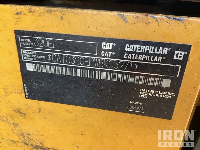 EXCAVADORA 2014 CATERPILLAR 320E