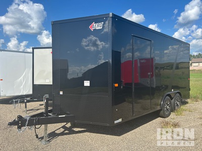 Aero 8.5x16TA52UTV 16 ft T/A Enclosed Trailer