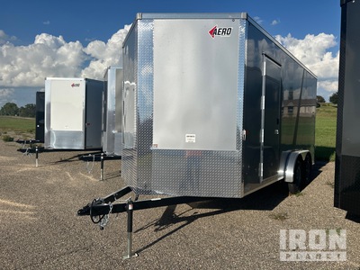 Aero 7x16TA35UTV 16 ft T/A Enclosed Trailer