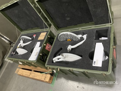 (2) Maquet LED300 Surgical Ceiling Lights
