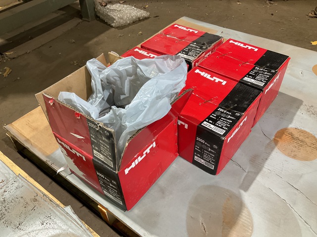 Quantity of (5) Boxes of Hilti 00311626 Self Tapping Screws (Unused)