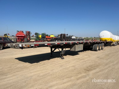 2006 Thruway 53 ft Tri/A Flatbed Trailer