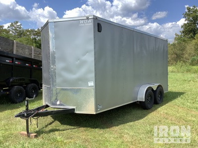 2023 D and A Custom 16 ft T/A Rimorchio chiuso