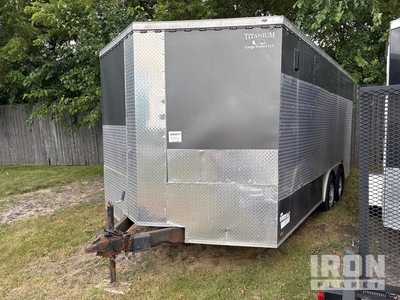 2022 Titanium Cargo Trailers 16 ft T/A Remorque fermée