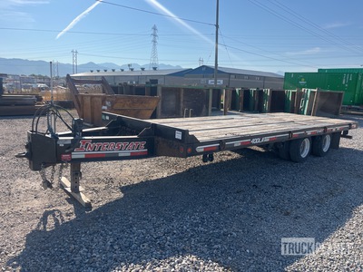 2018 Interstate 40 DLA 47600 lb 24 ft T/A Remorque à plateau