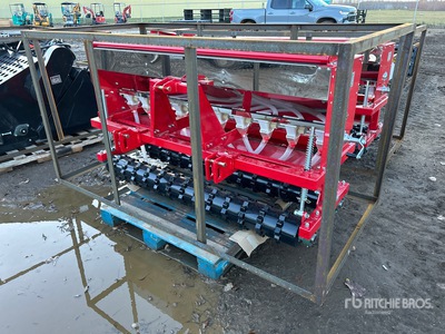 2025 AGT STSD10 64 in 3 point hitch Skid Steer Seeder (Unused)