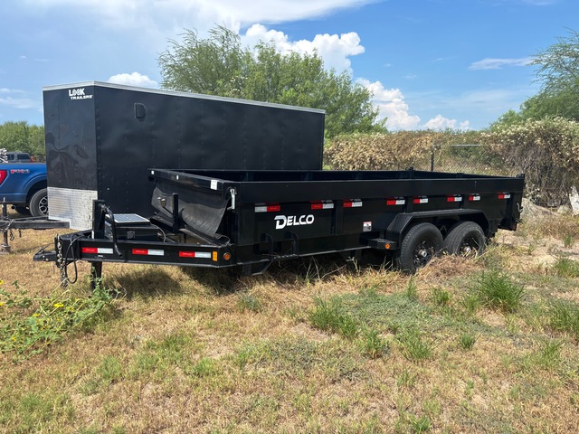 2023 Delco 16 ft T/A Dump Utility Trailer