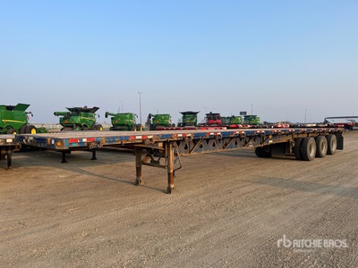 2014 Manac 53 ft Tri/A Flatbed Trailer