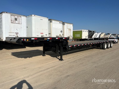 2004 Manac Tri/A 53 ft Extendable Step Deck Trailer
