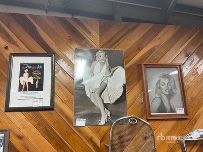 Quantity of (3) Marilyn Monroe prints Antichità