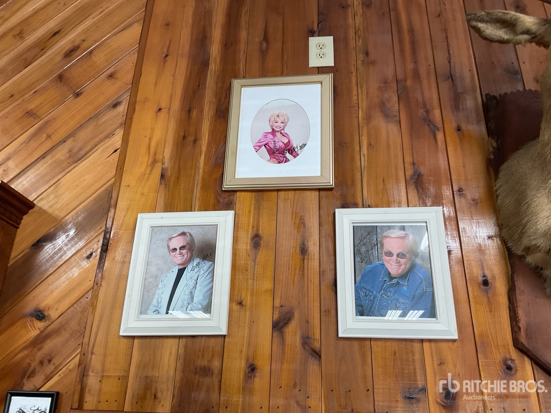 Dolly Parton print w/ 2 George Jones Antichità