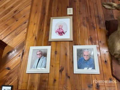 Dolly Parton print w/ 2 George Jones Antichità