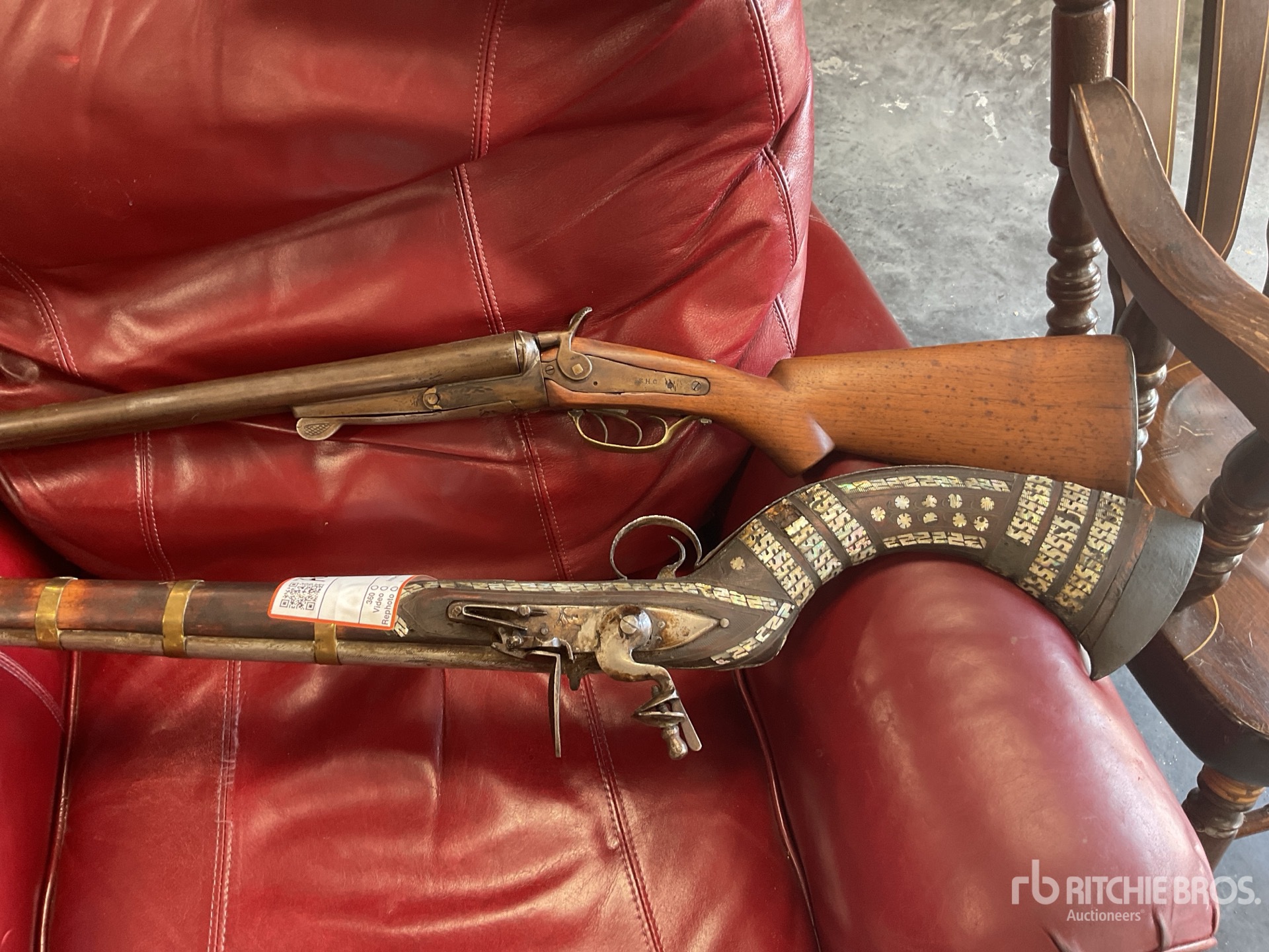 Quantity of (2) SHC antique guns