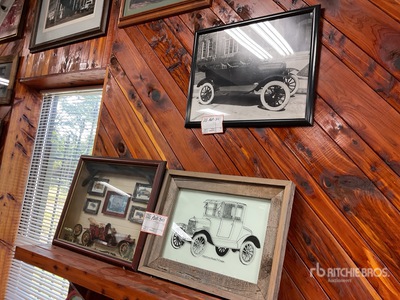 Quantity of (3) Frame Model T art Antiguedades