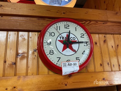Texaco clock Antiguedades