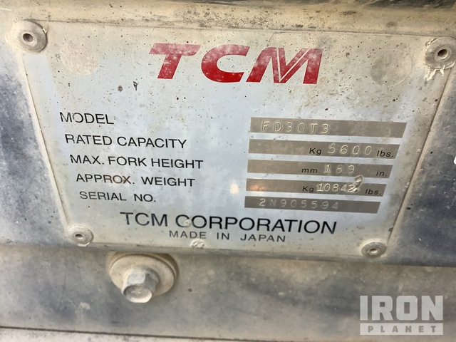MONTACARGAS TCM FD30T3
