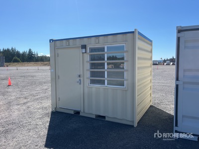 10 ft x 8 ft Skid-Mounted Mobile Office