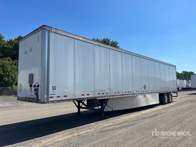 2017 Vanguard 53 ft x 102 in T/A Van Trailer