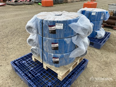 Quantity of (3) 6 in 300 ft Layflat Hose (Unused)