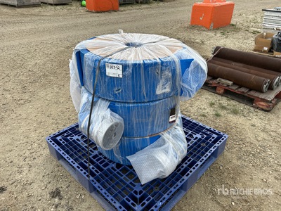 Quantity of (3) 6 in 300 ft Layflat Hose (Unused)