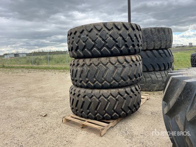 Quantity of (3) Techking 26.5R25 Tires - Fits 35 Ton Articulated Dump Truck