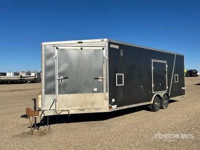2015 Stealth SAFW8522TA3 22 ft T/A V-Nosed Enclosed Trailer