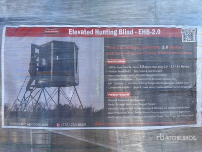 2025 Earthy Grounds EHB-2.0 Elevated Hunting Blind (Unused)