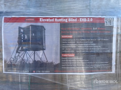 Eg EarthGrounds EHB-2.0 EarthyGrounds Elevated Hunting Blind (Unused)