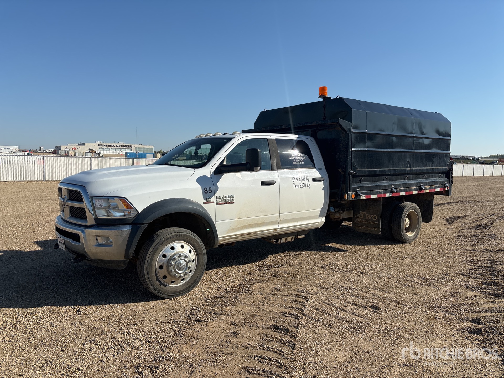 2016 Ram 5500 SLT 4x4 Crew Cab Camion déchiqueteur