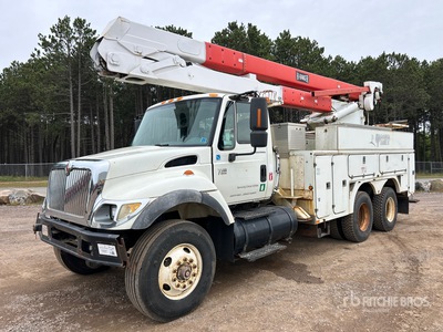 2003 Terex HI-RANGER XM-55 55 ft on 2004 International 7500 6x4 Bucket Truck