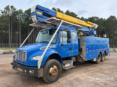 Posi-Plus 500-55-AU 55 ft on 2007 Freightliner M2 106 6x4 Extended Cab Bucket Truck